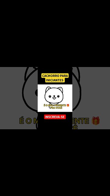 COMO DESENHAR CACHORRO INICIANTES - TELA PARA PRINTAR NO FINAL DO VÍDEO #desenhokawaii