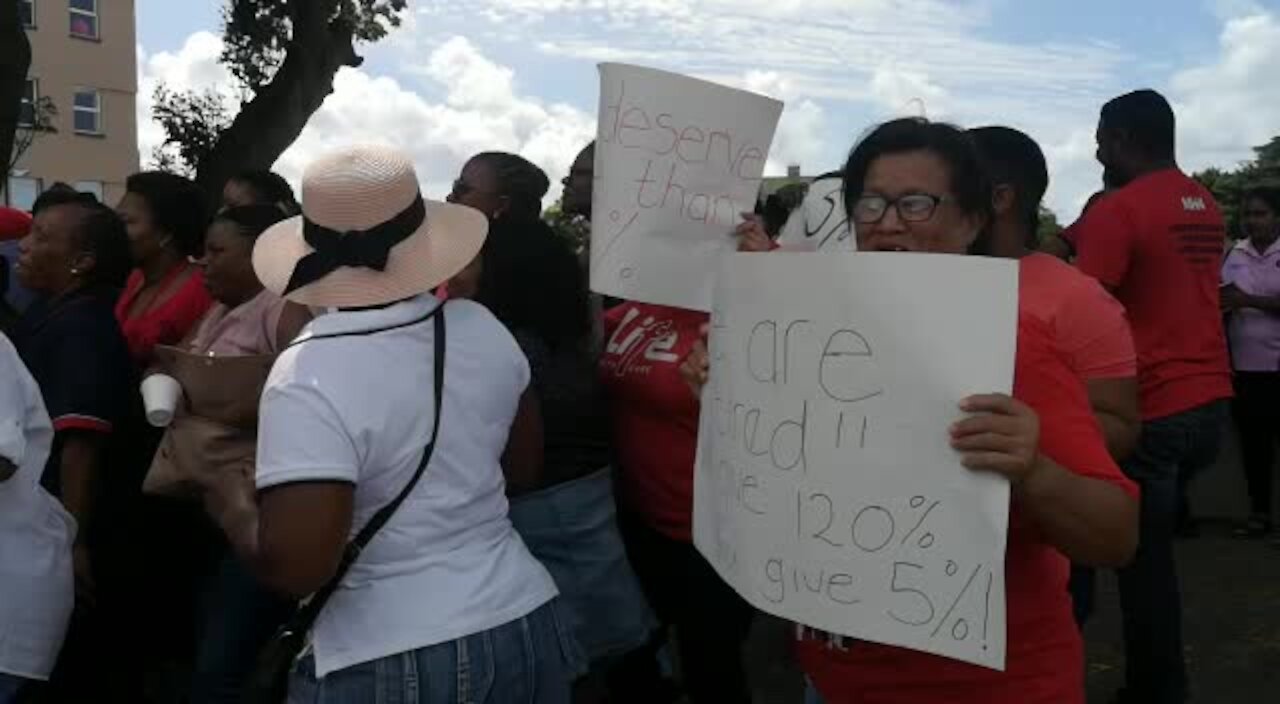 SOUTH AFRICA - Durban - Entabeni Hospital staff strike (Videos) (t8u)