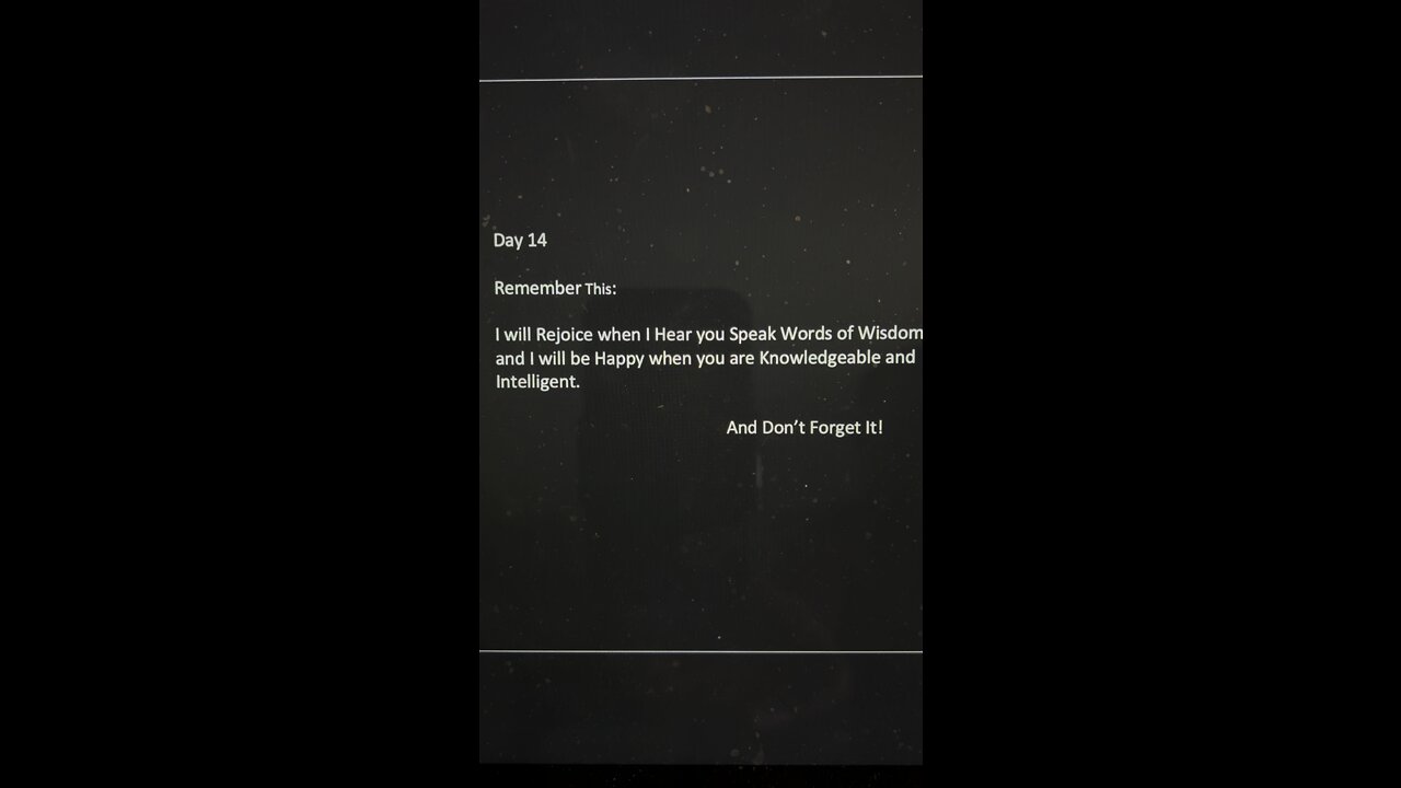 Professional Parenting Verbiage Day 14