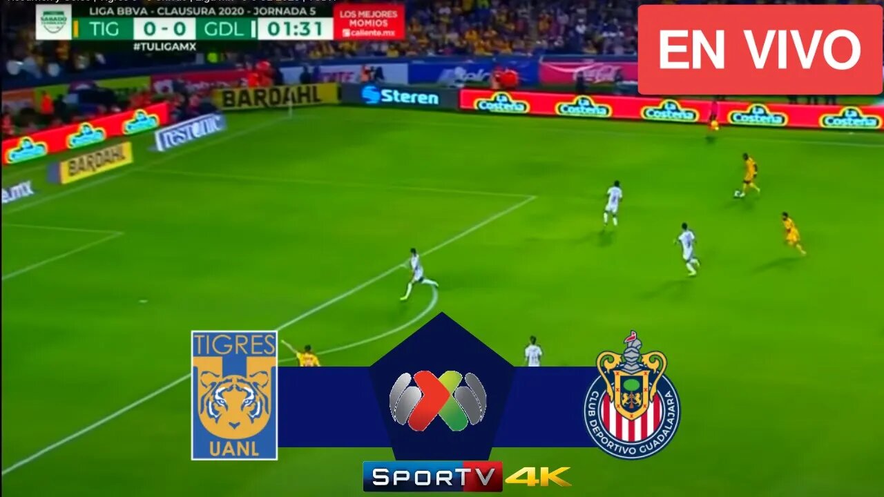 TIGRES VS CHIVAS EN VIVO ⚽ LIGA MX CLAUSURA - JORANDA 9 - PES 21 Gameplay