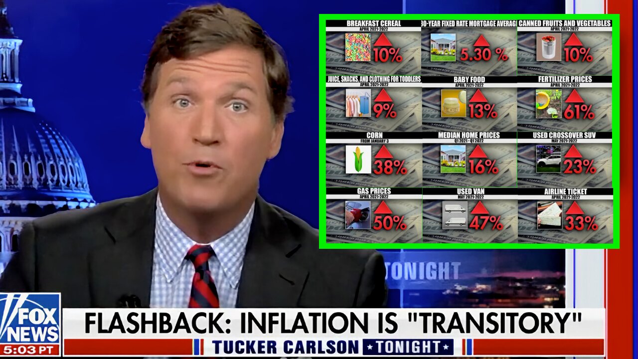 Tucker: In Every Real Life Scenario, the Inflation Rate Isn’t 8.3%