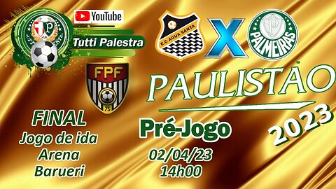 Pré-Jogo Água Santa X Palmeiras: veja onde assistir ao vivo, horário e escalações.