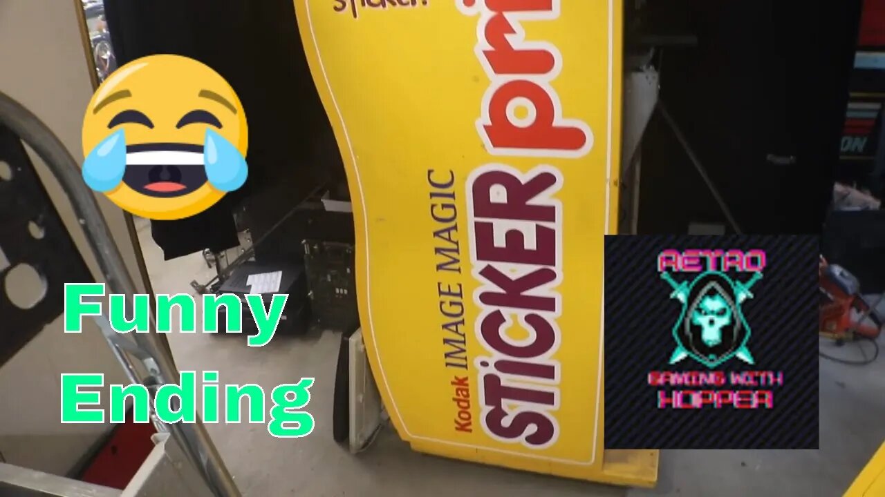 Finishing Up Our 1998 Kodak Image Magic Sticker Prints Machine / Funny Ending