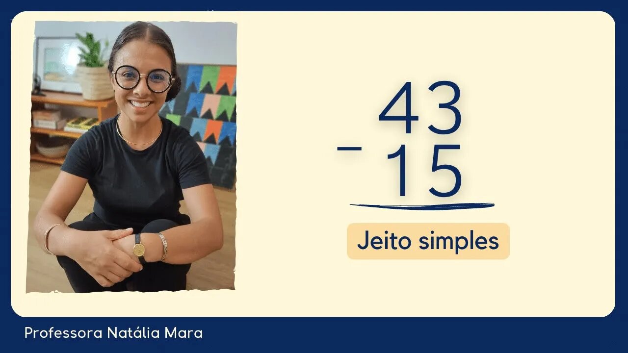 43-15 | 43 menos 15 | Como fazer subtração quando o número que está embaixo é maior que o de cima?