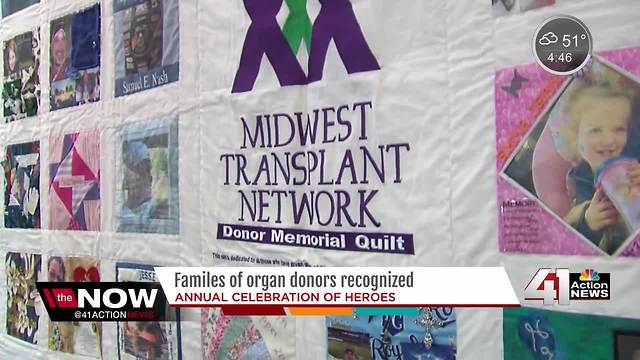 Hundreds of organ donor families to be recognized at 'Celebration of Heroes' event