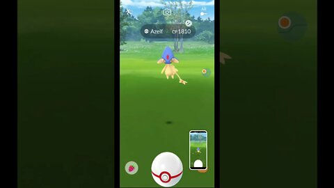 *SHINY* Azelf Caught During RAID HOUR Pokemon GO! 9/22/21 #shorts