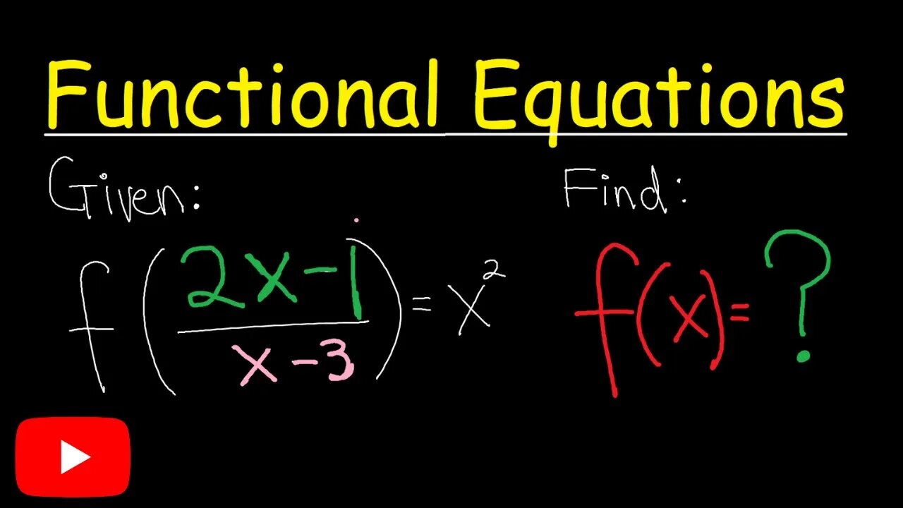 How to solve Functional Equations (Jae Academy) | Master Precalculus