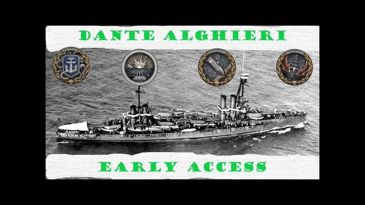 Early Access Dante Alghieri Kraken (World of Warships Legends)