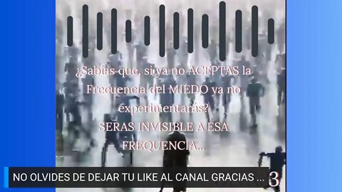 ¿Sabías que, si ya no ACEPTAS la Frecuencia del MIEDO ya no experimentarás sus- EFECTOS en tu Vida?