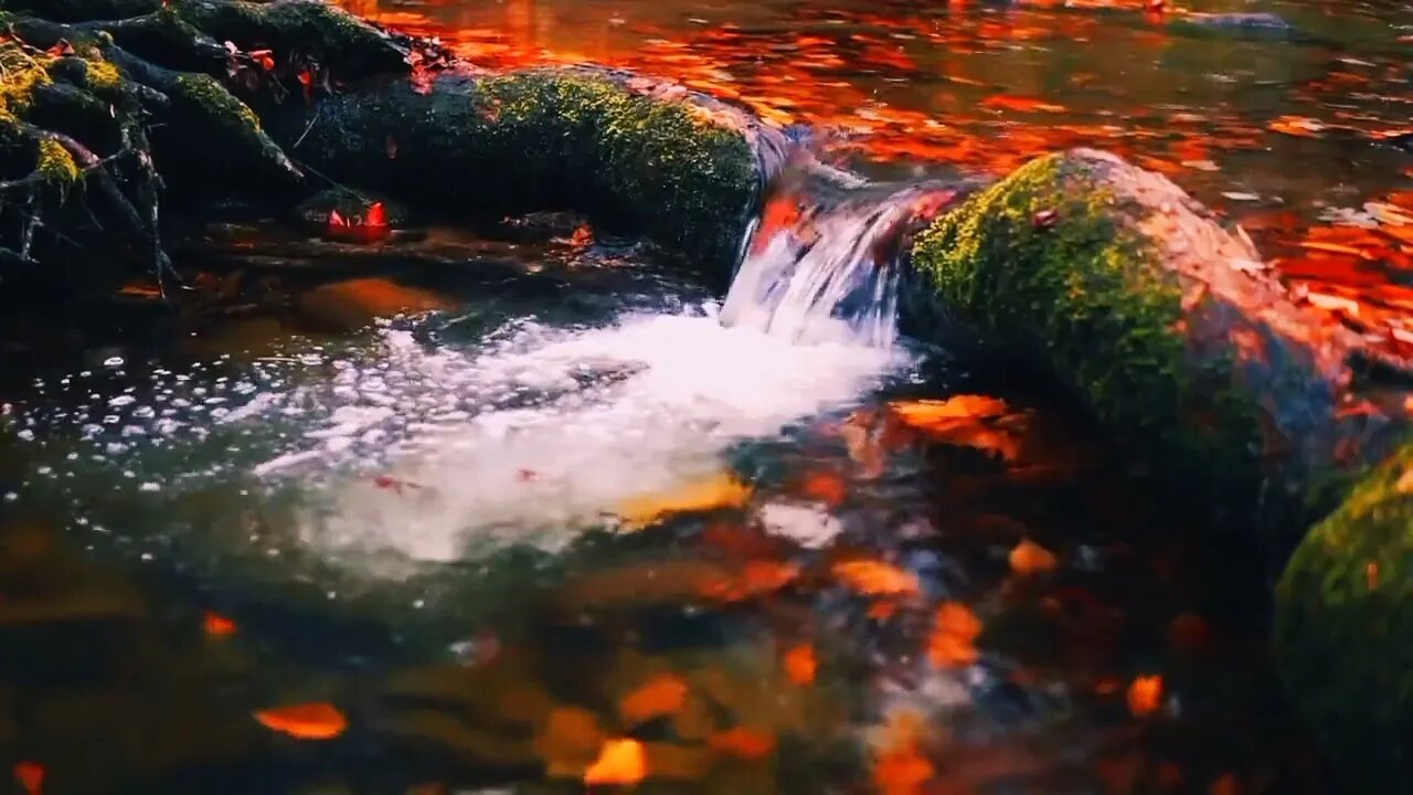 Relax Piano Music.Andless Music.Best Hd Waterfall Video.Meditation Video.Relax Cool Music