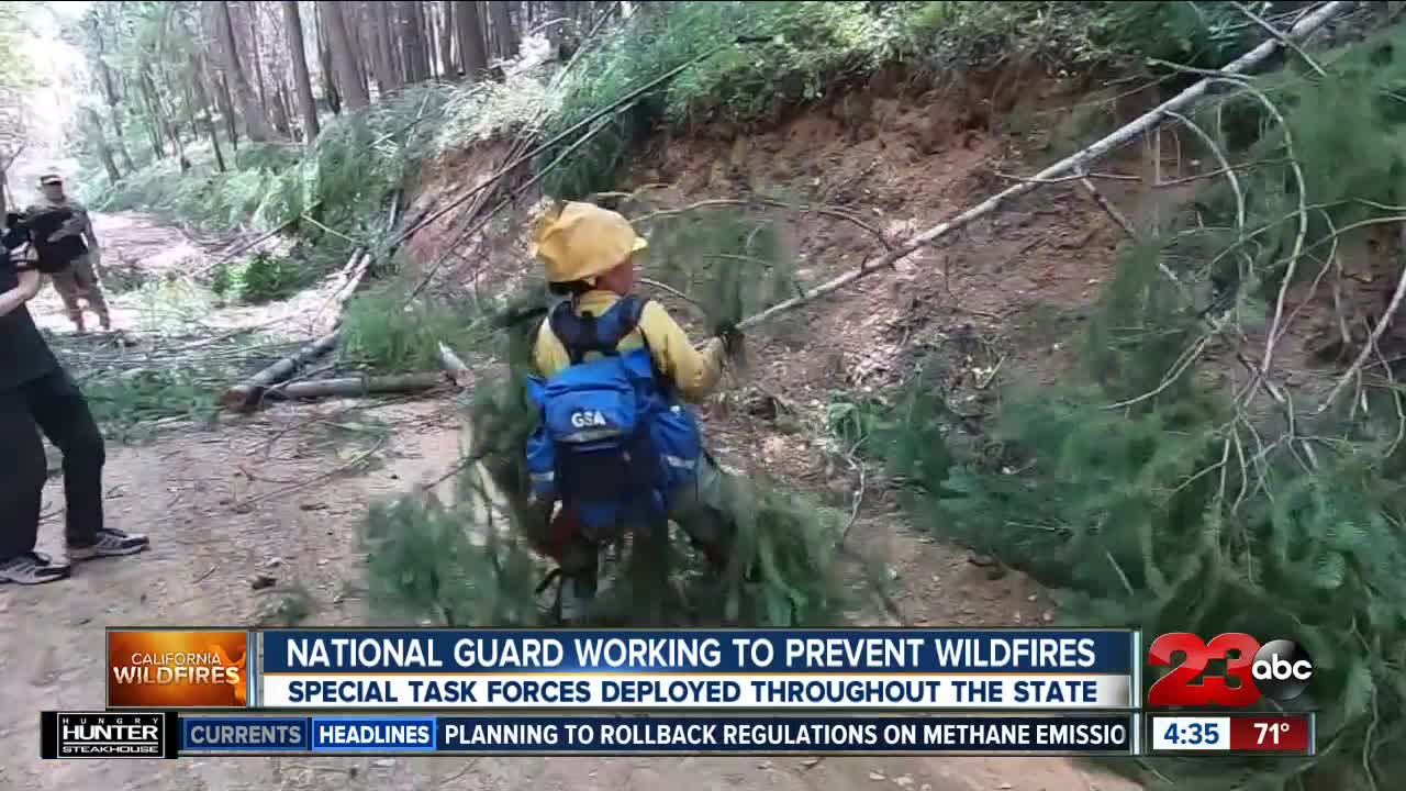 National Guard working to prevent wildfires