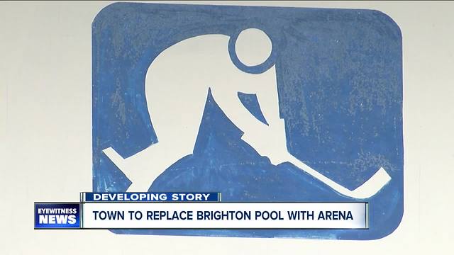 Town wants to replace Brighton Pool with arena