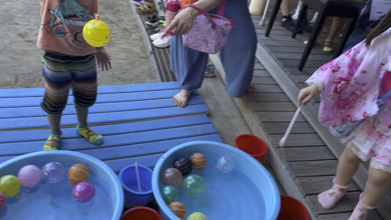 Water Balloon Fishing