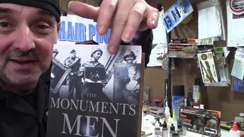 BHP1858 1/35 Monuments Men book nook diorama model build