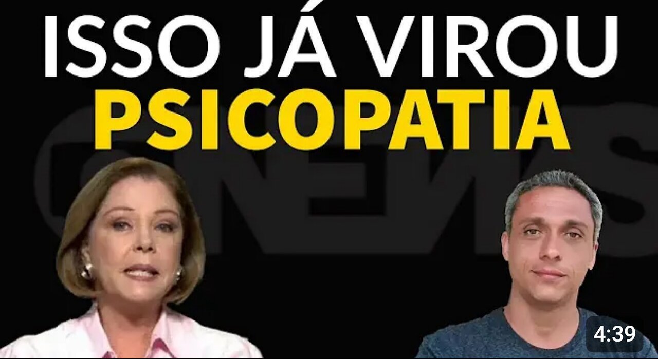 Psychopaths - Journalist from GLoboLixo shows how sick journalism is in Brazil