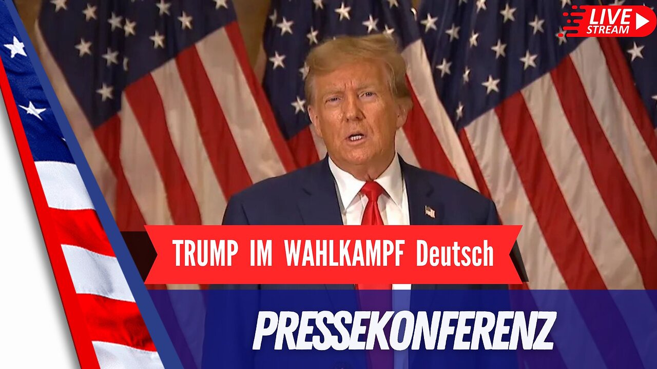 LIVE: Donald Trump hält Pressekonferenz