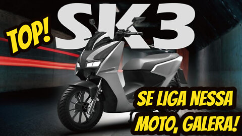 HORWIN SK3 / SCOOTER ELÉTRICO CHINÊS PROMETE RODAR ATÉ 320 KM COM UMA CARGA