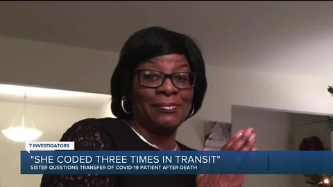 Woman with COVID-19 who died during hospital transfer wasn't stable enough to be moved, records show