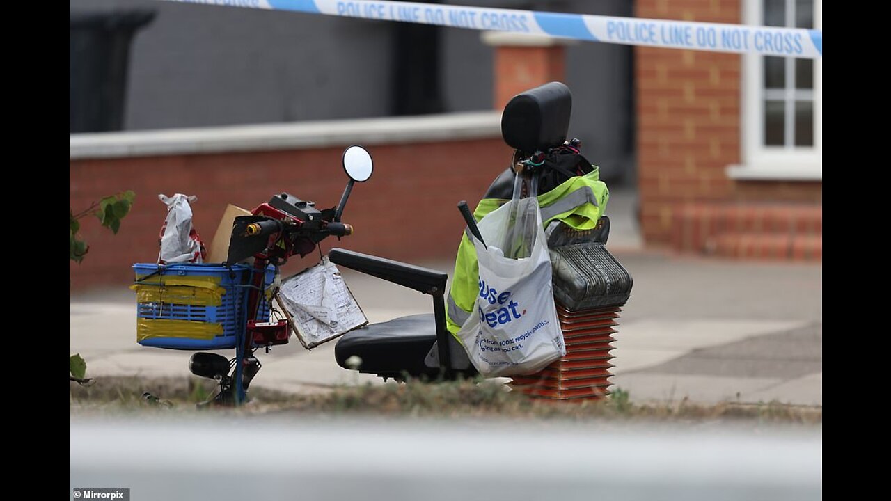 Thomas O'Halloran drives past a Tesco in Greenford