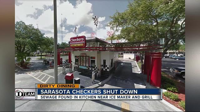 Dirty Dining: Checkers closed for sewage inside