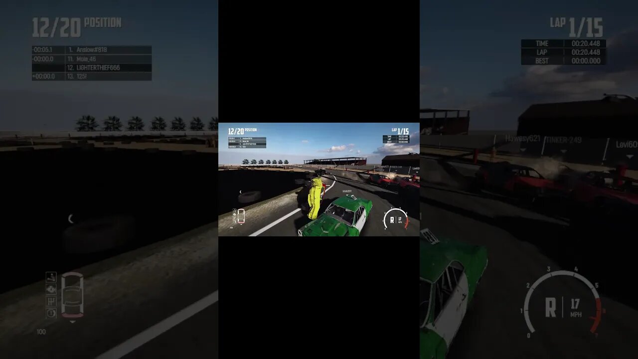 WRECKFEST BANGERS, LIGHTERTHIEF666 GOES FOR A FLIP #shortsvideo #SHORTS #SHORTSBANGERS #BANGERS