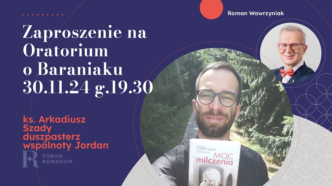 Innowacyjne Oratorium o Baraniaku w sobotę 30.11.24 w katedrze w Poznaniu.