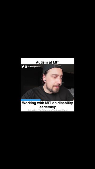 Autism At MIT #autism #shorts #actuallyautistic @theasp
