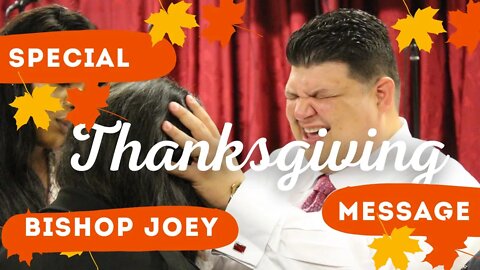 Thanksgiving Message EFC Chinese Church Houston