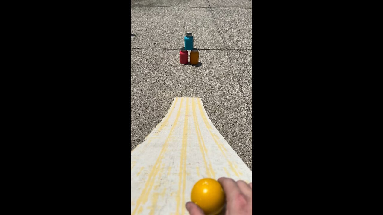 Ball on ramp