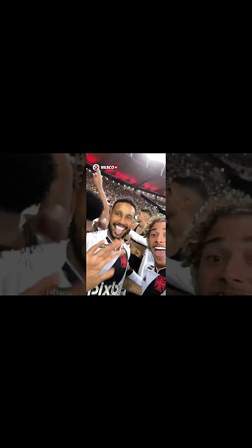 Figueiredo filmando a torcida e cantando - Flamengo 0x1 Vasco