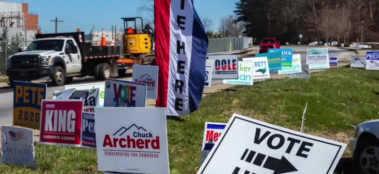 Properly disposing of plastic campaign signs