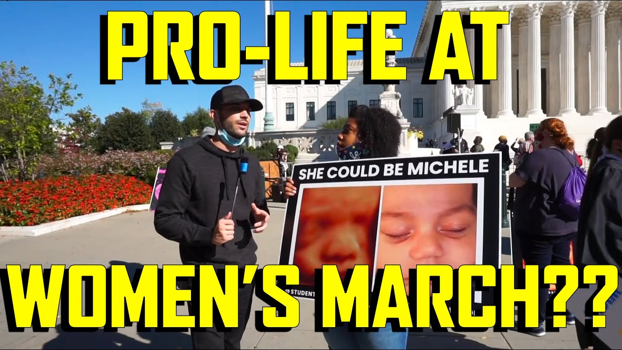 Pro-Lifers At The D.C. Women's March 2020