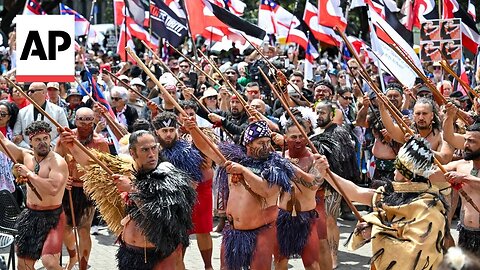 Tens of thousands march in New Zealand in support of Māori rights