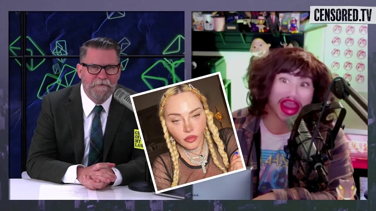 Gavin McInnes watches a video of Madonna and her fake friends