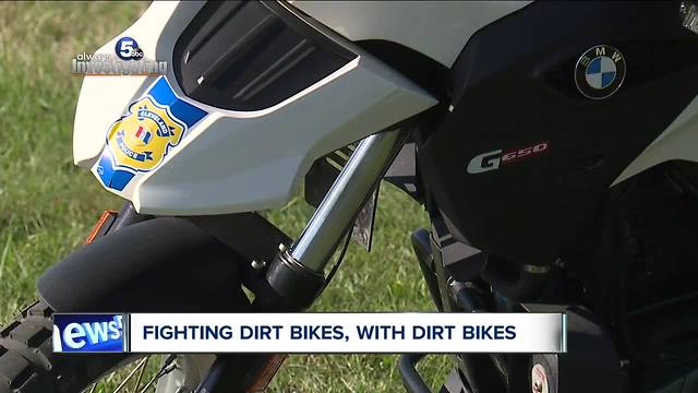 Cleveland police say dirt bike unit has made six felony arrests, recovered four stolen bikes