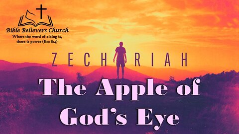 Zechariah #4 The Apple of God's Eye