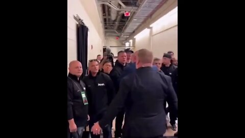 Nate Diaz slaps Jake Paul team mate