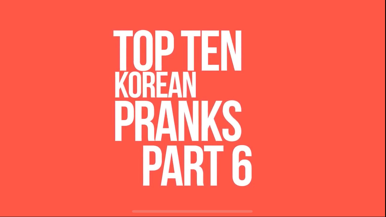 Korean pranks