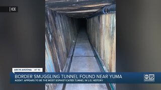 Border smuggling tunnel found near Yuma