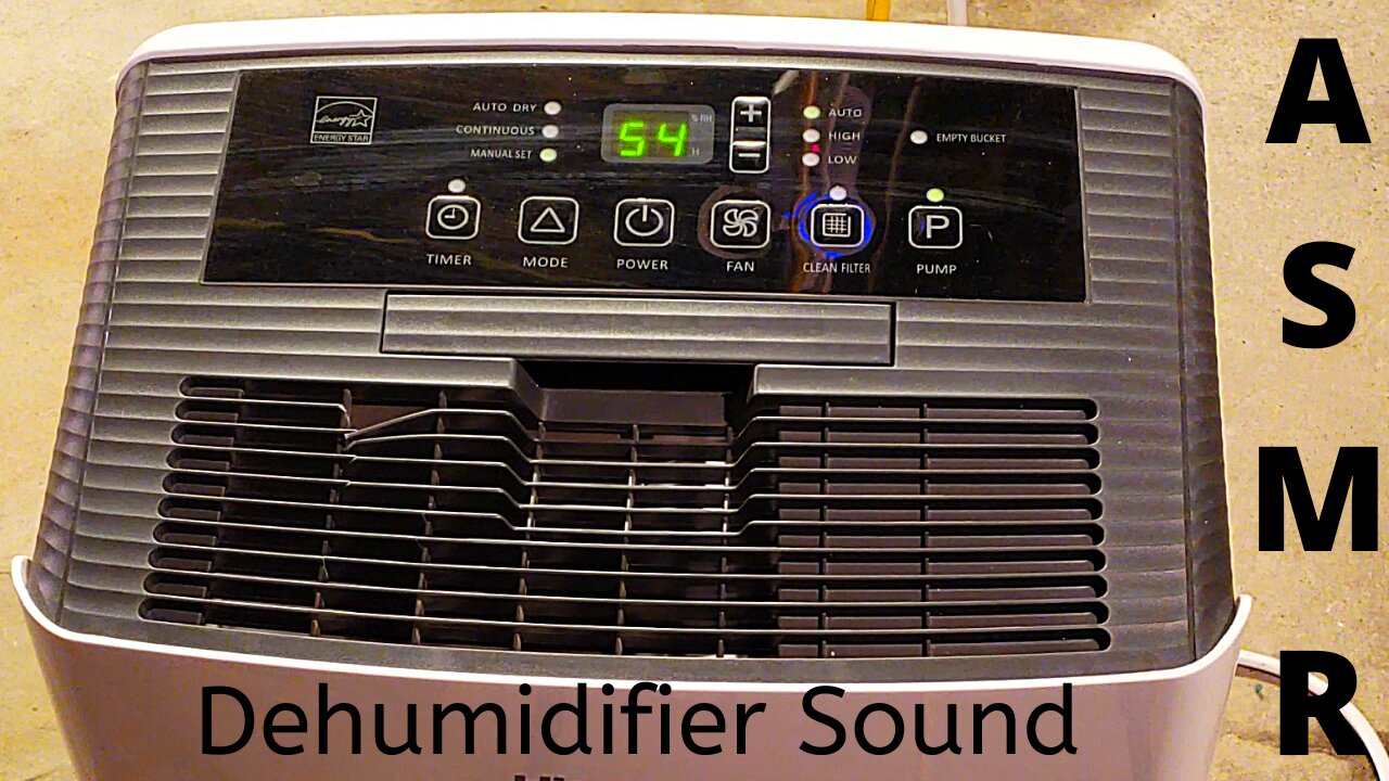 Dehumidifier White Noise Sounds for Sleeping ~ ASMR ~ 3 Hours