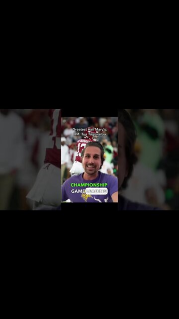 Tua Tagovailoa Alabama Game Winner #shorts #football #nfl