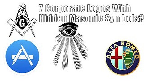 BUSTED! Are the FREEMASONS hiding their SECRET SYMBOLS in these CORPORATE LOGOS?