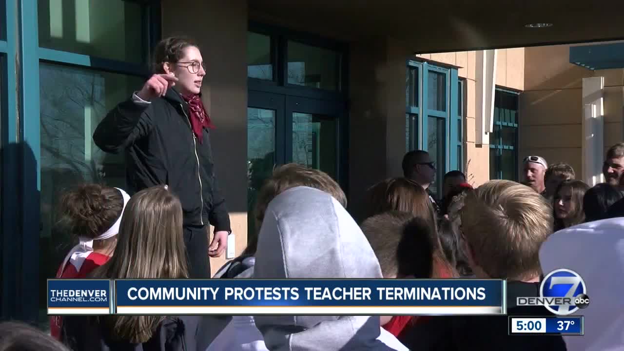 Weld RE-5J students walk out of school to protest discipline of teachers; threat also reported