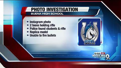 Police investigate photo of rifle on Buena HS campus