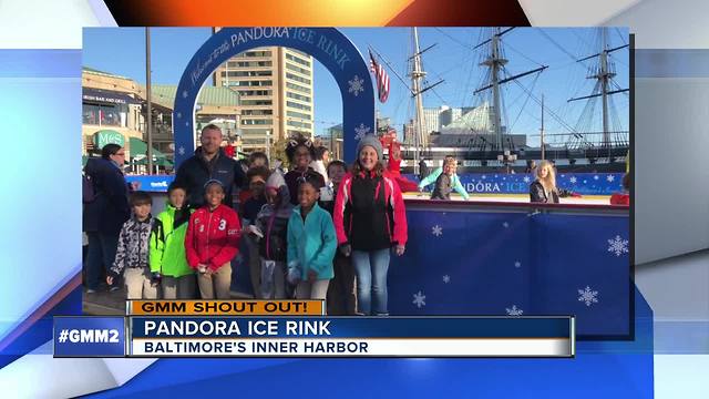 Good morning from the Pandora Ice Rink in Baltimore
