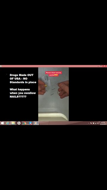 What Happens To Over The Counter Medications Filled With Nails?