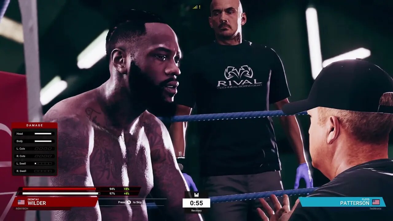 Undisputed Boxing Online Ranked Gameplay Deontay Wilder vs Floyd Patterson 5 (Chasing Platinum)