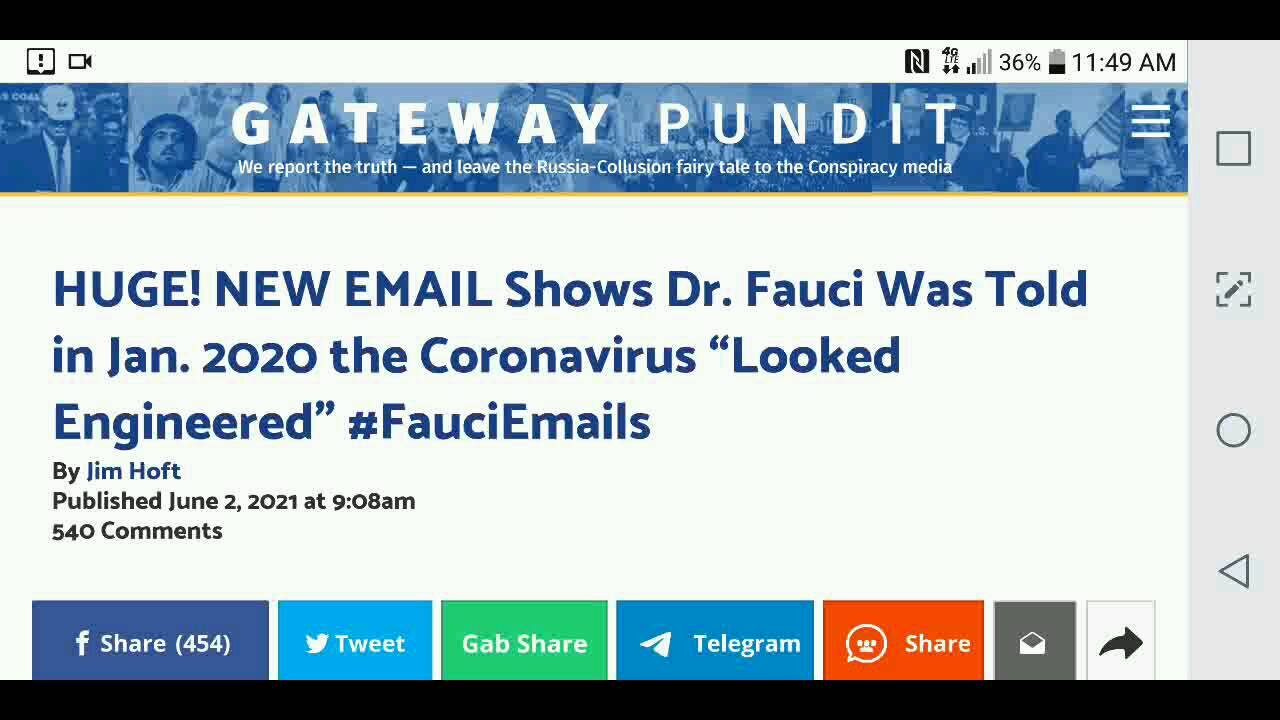 Fauci Emails Reveal a Different Narrative Hidden From the Public...