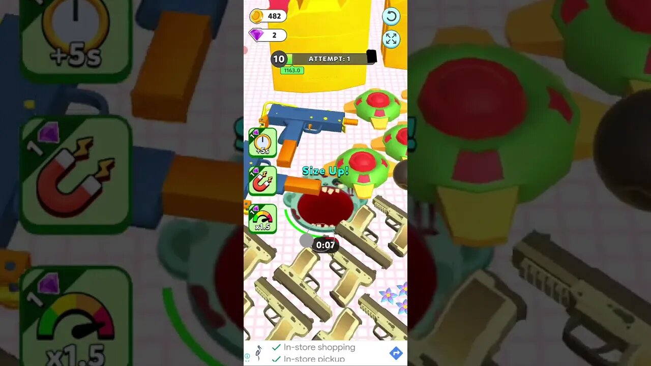 Large hole - Level 10 Attempt 1