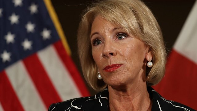 Betsy DeVos Visits Marjory Stoneman Douglas High School